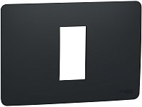 Рамка горизонтальная Schneider Electric Unica Modular 1-м. 1 мод. антрацит